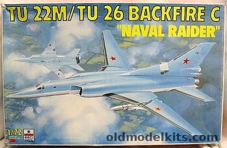 ESCI 1/72 TU 22M / TU-26 Backfire C Naval Raider with AS-6 'Kingfisher', 9088 plastic model kit